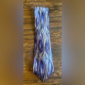 J Garcia Necktie 100% Silk "Lunch” Multicolor Korea‎ 1996 Vintage Tie